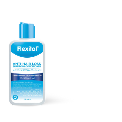 Flexitol_GA_Anti Hair Loss Shampoo & Conditioner_ Front_210mL_RGB