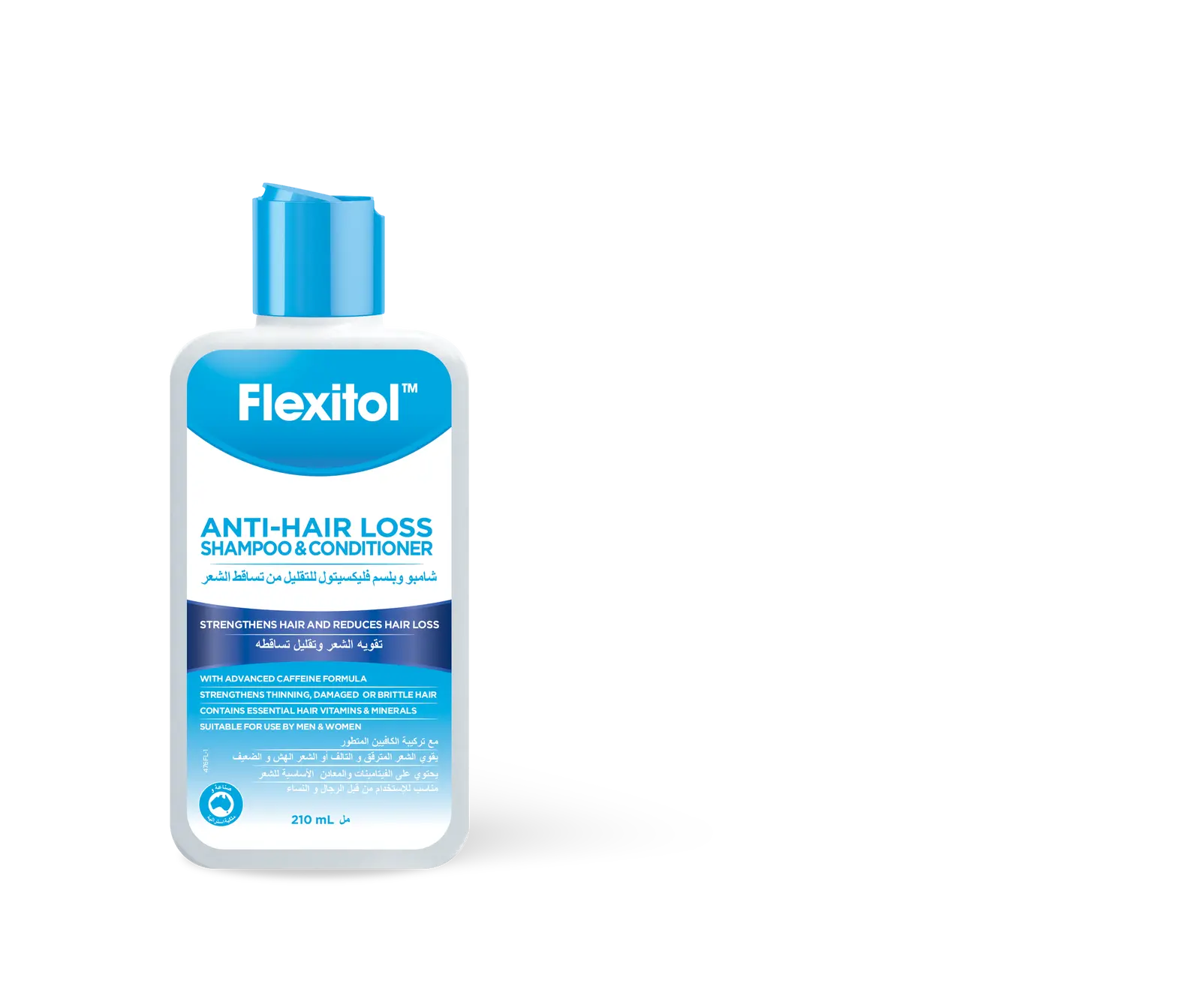 Flexitol_GA_Anti Hair Loss Shampoo & Conditioner_ Front_210mL_RGB