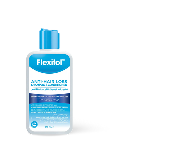 Flexitol_GA_Anti Hair Loss Shampoo & Conditioner_ Front_210mL_RGB