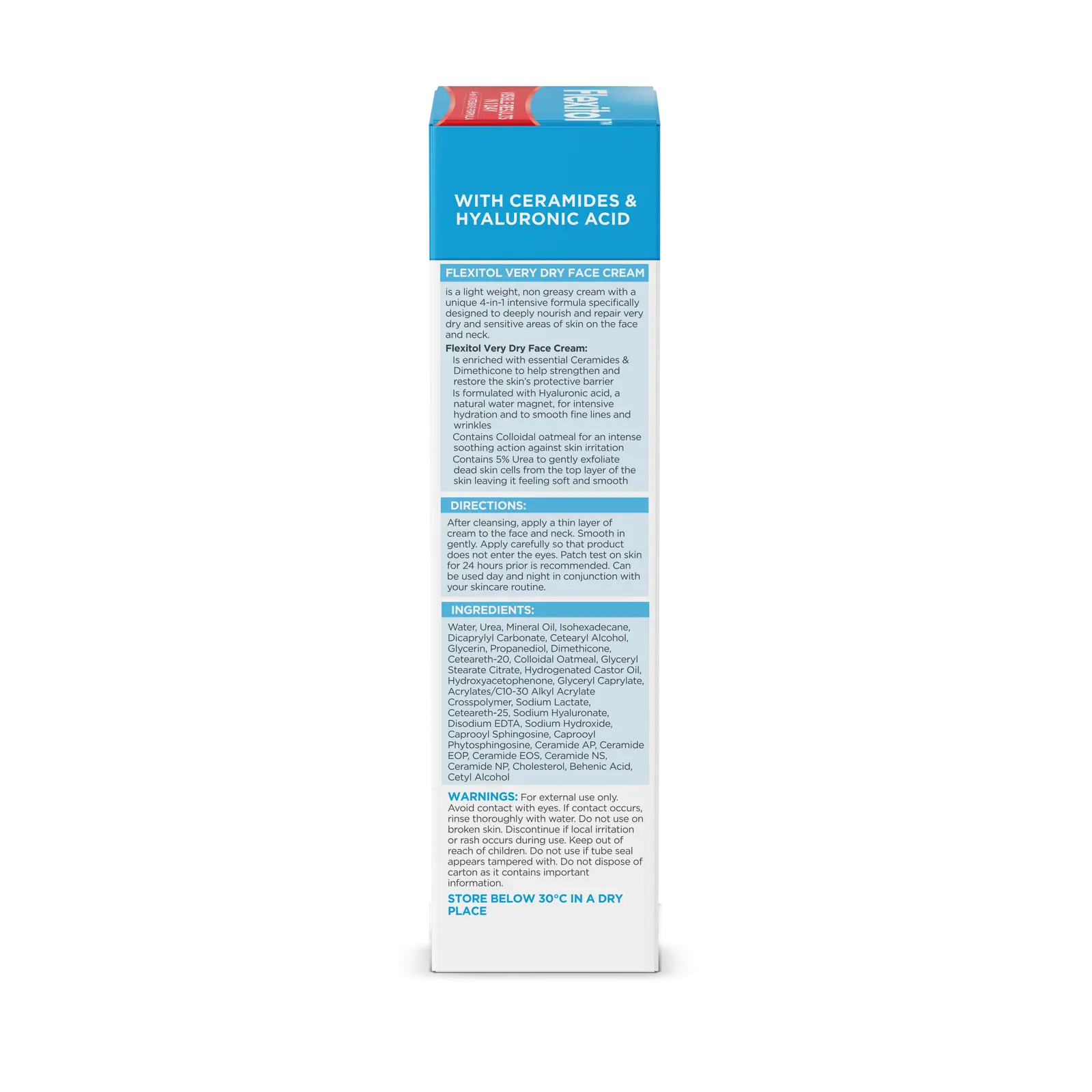 FL_UAE_Very Dry Face Cream_50g_Carton_SIDE